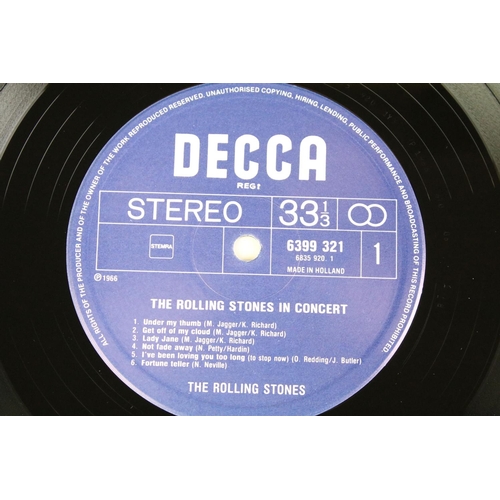 652 - Vinyl - Three Rolling Stones LPs to include Still Life, Made in the Shade and In Concert (2 LP), sle... 