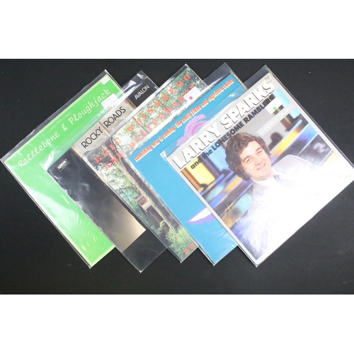 206A - Vinyl - Over 80 Folk & Country LPs spanning decades.  At least Vg overall with Ex examples