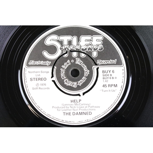 661 - Vinyl - The Damned New Rose 1976 second pressing 7