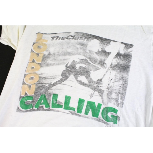 711 - Memorabilia - The Clash - London Calling, original UK 1979 single stitch t- Shirt, size large. Front... 