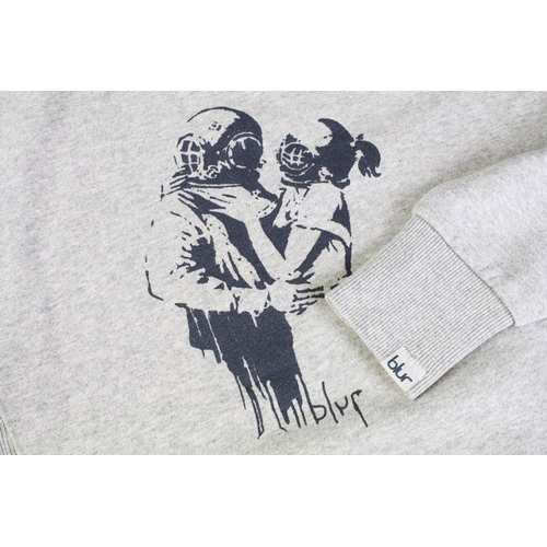 719 - Memorabilia - Banksy / Blur, original UK promotional long sleeve sweat shirt for “Think Tank” from 2... 