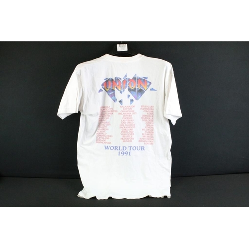 721 - Memorabilia - 14 Rock / Metal / Music vintage t-shirts to include Moscow Music Peace Festival 1989 (... 