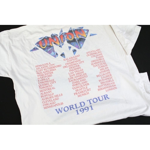 721 - Memorabilia - 14 Rock / Metal / Music vintage t-shirts to include Moscow Music Peace Festival 1989 (... 