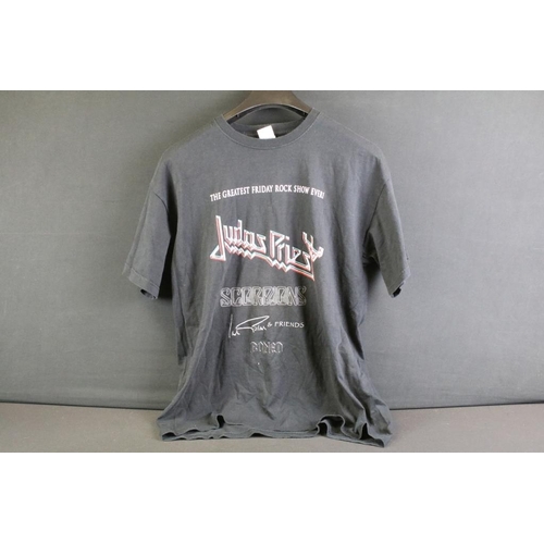 721 - Memorabilia - 14 Rock / Metal / Music vintage t-shirts to include Moscow Music Peace Festival 1989 (... 