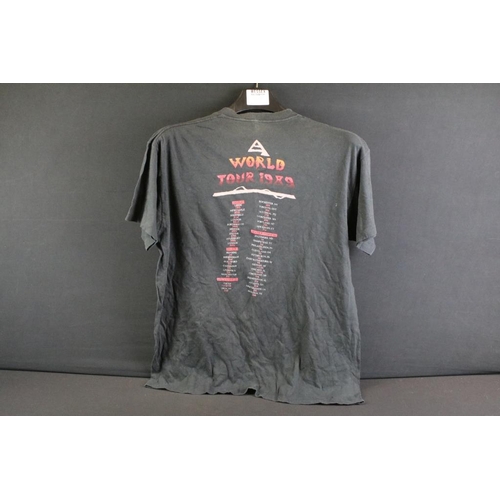 721 - Memorabilia - 14 Rock / Metal / Music vintage t-shirts to include Moscow Music Peace Festival 1989 (... 