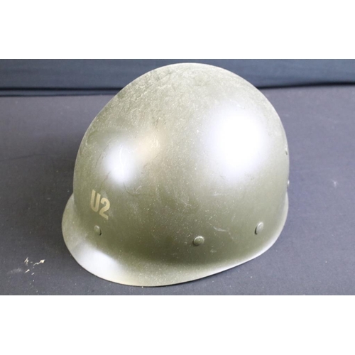 737 - Memorabilia - U2 promo-only 'Army Helmet' thought to be limited to 150 worldwide and only issued to ... 