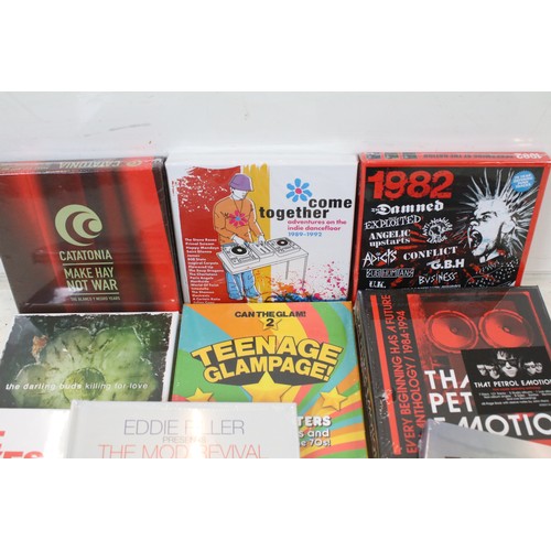 757A - CDs - 12 recent release Box Sets to include: 1982 - Screaming The Nation (3 CD Punk Box Set), That P... 