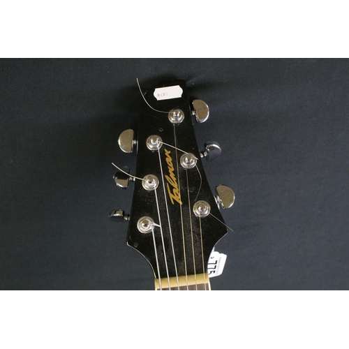 775 - Guitar - Ibanez guitar in black body, model no. TCY10E-BK serial no. 2Y-04 GS170102511