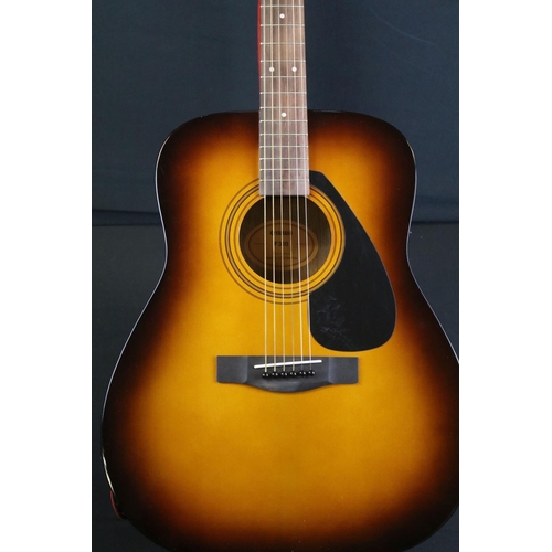 777 - Guitar - Yamaha F310 acoustic guitar with a good Yamaha soft case and strap