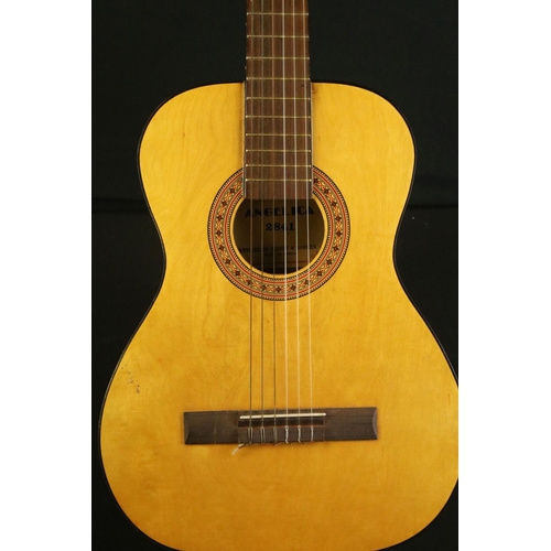 779 - Guitar - Angelica 2841 made in Korea supplied by Boosey & Hawkes classical guitar, with case