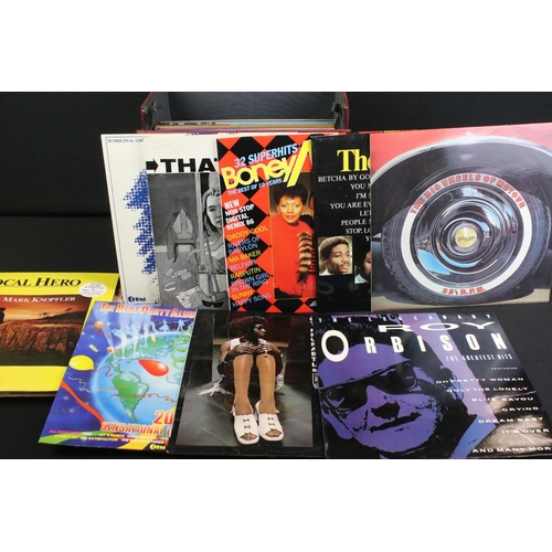 606A - Vinyl - 38 LPs to include Mark Knopfler, The Beach Boys, Rod Stewart, Elvis Presley, Roy Orbison, Th... 