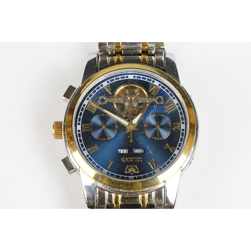 309 - A collection of four gents wristwatches to include a Rotary example.