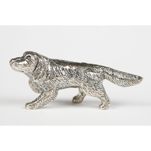 248 - Silver Figure of a Dog