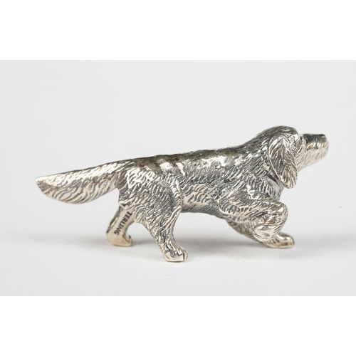 248 - Silver Figure of a Dog