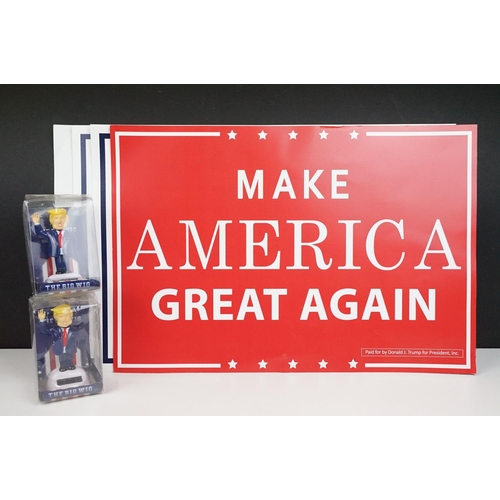 201 - Four Donald Trump Republican American campaign posters to include 'Make America Great Again' and 'Ve... 