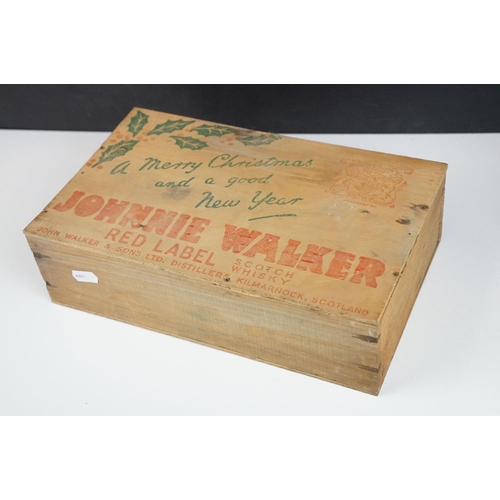 202 - Advertising - Three whisky boxes to include Johnnie Walker Red Label, Haig 'Don't Be Vague' and Blac... 