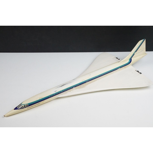 217 - A collection of three Concorde desktop models.