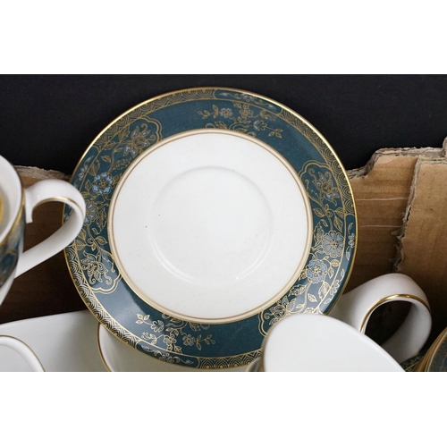 37 - Royal Doulton ' Carlyle ' pattern tea, coffee and dinner ware to include coffee cans & saucers, teac... 