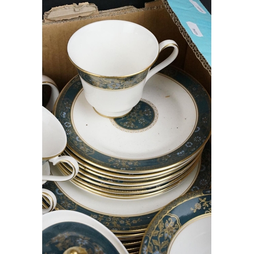 37 - Royal Doulton ' Carlyle ' pattern tea, coffee and dinner ware to include coffee cans & saucers, teac... 