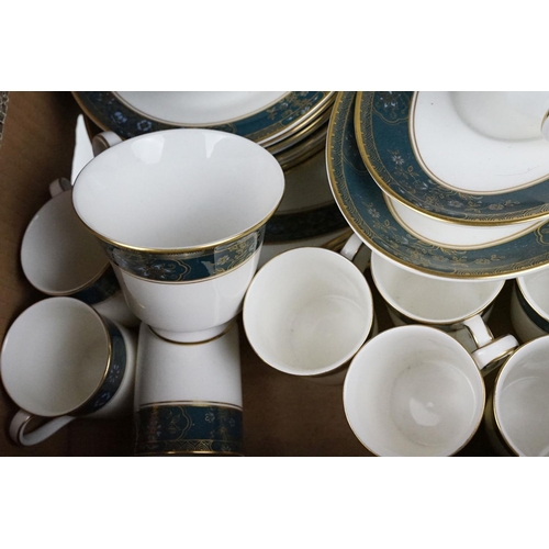 37 - Royal Doulton ' Carlyle ' pattern tea, coffee and dinner ware to include coffee cans & saucers, teac... 