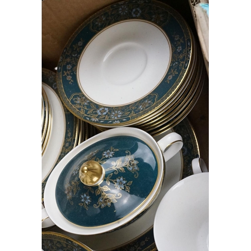 37 - Royal Doulton ' Carlyle ' pattern tea, coffee and dinner ware to include coffee cans & saucers, teac... 