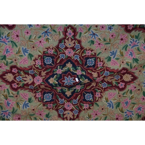 429 - Kashmiri Hand Stitch Wool Chain, 175cm x 118cm