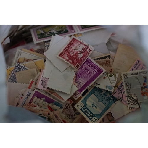 503 - A large collection of British, Commonwealth and world stamps contained within  stamp albums together... 