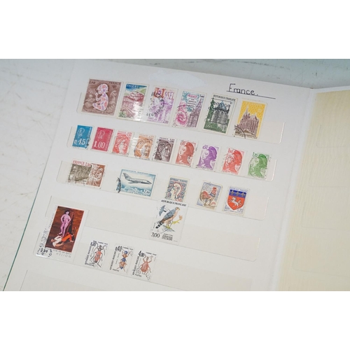 506 - A large collection of British and World stamps contained within ten stamp albums.