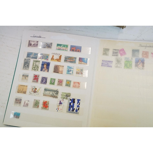 506 - A large collection of British and World stamps contained within ten stamp albums.