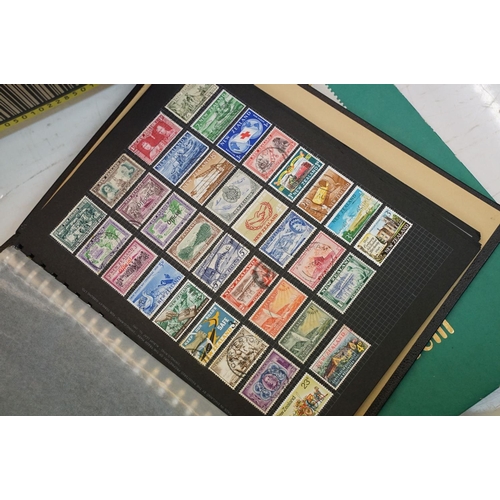 506 - A large collection of British and World stamps contained within ten stamp albums.