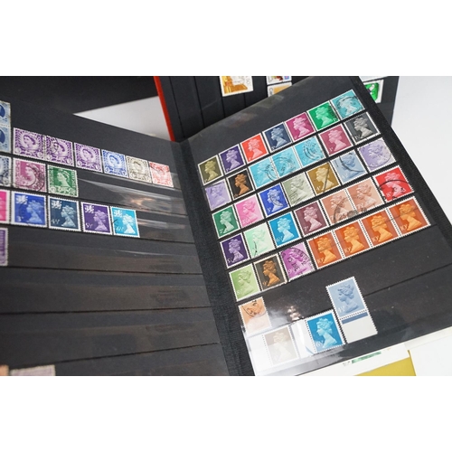 508 - Stamps and first day covers, three albums, to include British and Worldwide examples, a 1977 The Que... 