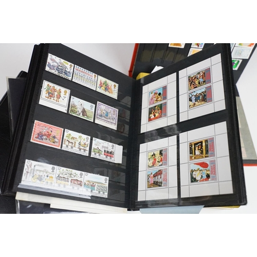 508 - Stamps and first day covers, three albums, to include British and Worldwide examples, a 1977 The Que... 