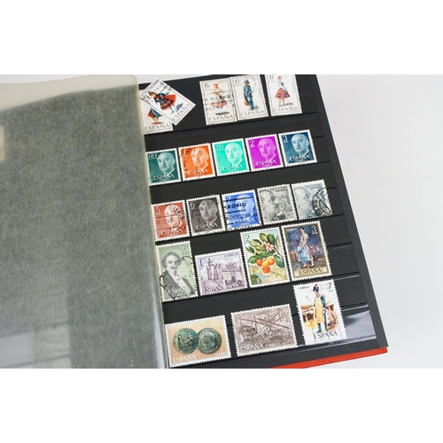 508 - Stamps and first day covers, three albums, to include British and Worldwide examples, a 1977 The Que... 