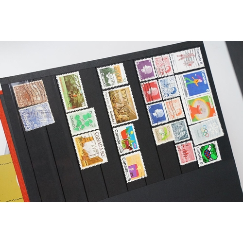 508 - Stamps and first day covers, three albums, to include British and Worldwide examples, a 1977 The Que... 