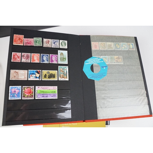 508 - Stamps and first day covers, three albums, to include British and Worldwide examples, a 1977 The Que... 