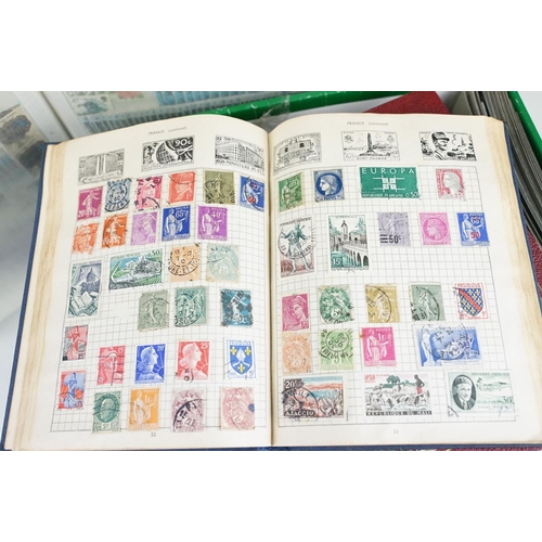 511 - A collection of British and World stamps contained within albums together with loose examples, inclu... 