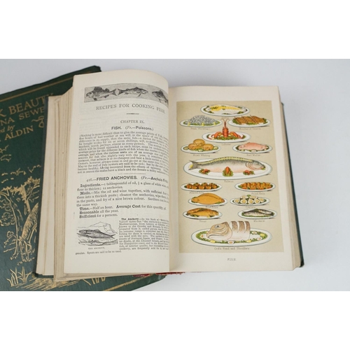 516 - Two antique books to include Mrs Beeton's book of household management dated 1891 together with Blac... 