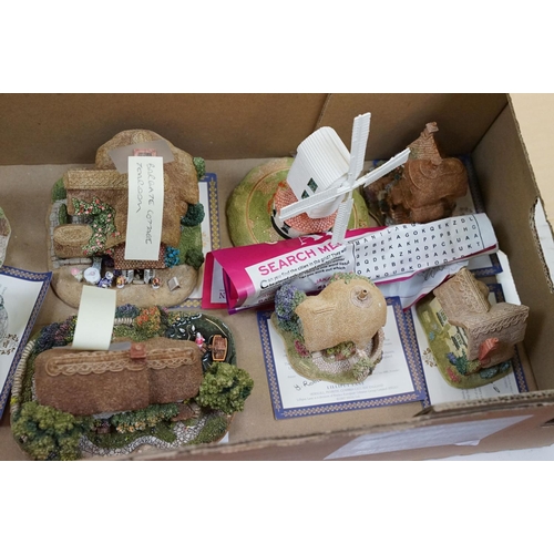 109 - Large quantity of Lilliput lane buildings to include small, medium and large houses, shops miniature... 