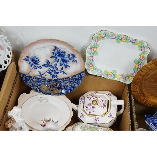 118 - Collection of mostly 19th Century ceramics to include prattware plates,  a pair of crown Derby Imari... 