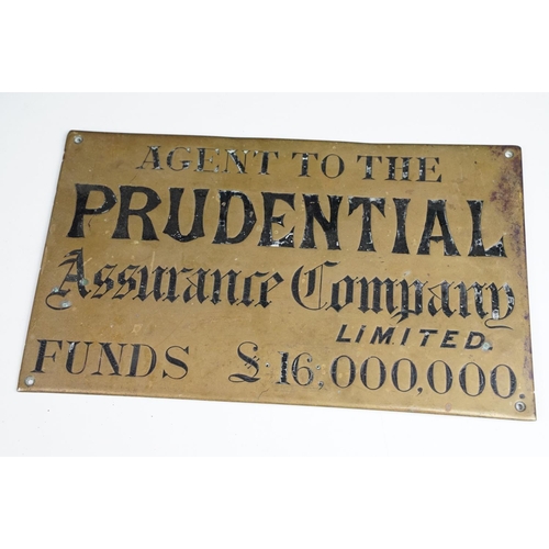 402 - Collection of 12 metal plaques, early 20th century onwards, mostly business / name wall plaques, fea... 