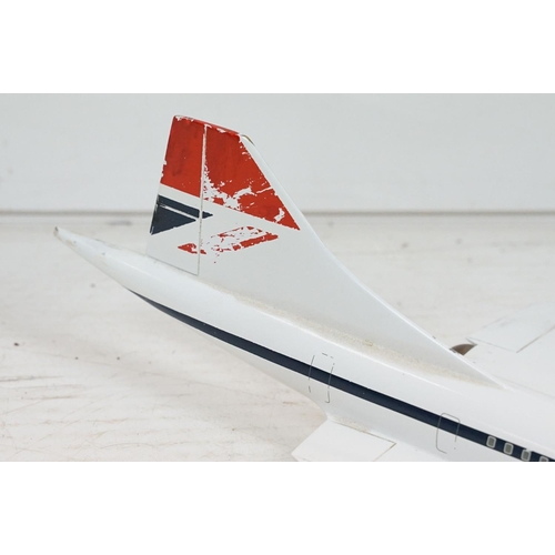 434 - England Models Air France Concorde F-BVFA fibreglass scale model (approx 120cm long), together with ... 