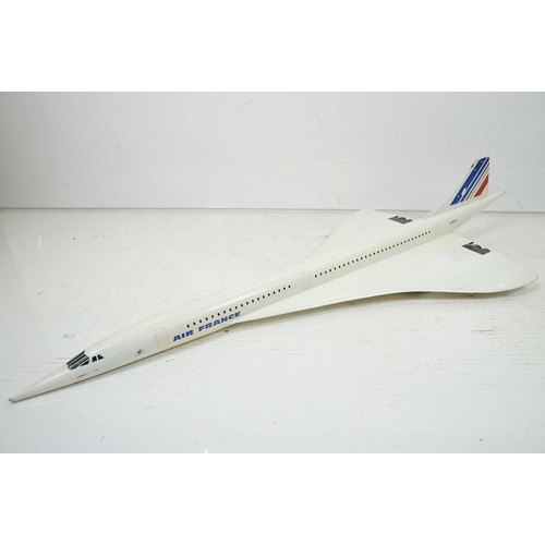 434 - England Models Air France Concorde F-BVFA fibreglass scale model (approx 120cm long), together with ... 