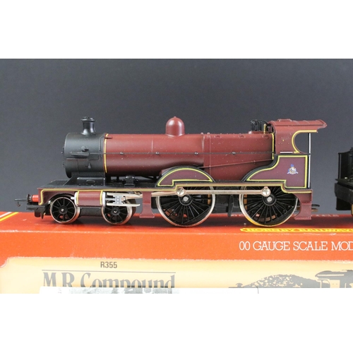 10 - Six boxed Hornby OO gauge locomotives to include R683 SR 4-4-0 Schools Class V Repton, R355 MR 4-4-0... 