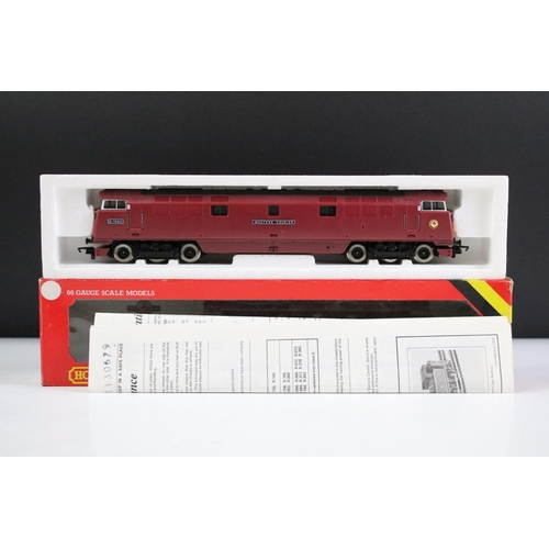 11 - Five boxed Hornby OO gauge locomotives to include R352 BR Class 52 Western Diesel, R751 BR Co Co Die... 