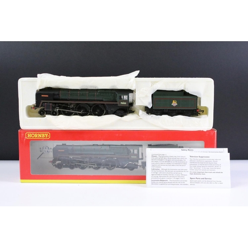 14 - Two boxed Hornby Super Detail OO gauge locomotives to include R2180 BR 4-6-2 Britannia Class 7MT Loc... 