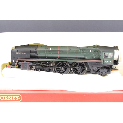 14 - Two boxed Hornby Super Detail OO gauge locomotives to include R2180 BR 4-6-2 Britannia Class 7MT Loc... 