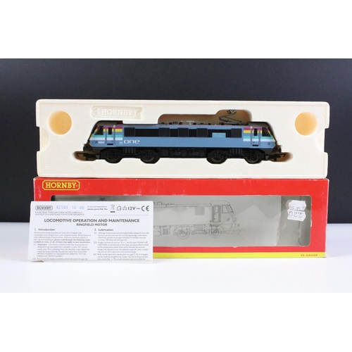 16 - Three boxed Hornby OO gauge locomotives to include R2120 Anglia Railways Bo Bo Electric Class 86 Loc... 