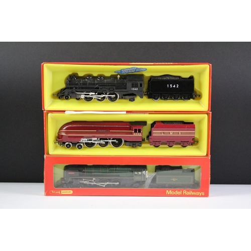 20 - Six boxed Triang Hornby OO gauge locomotives to include R871 LMS 4-6-2 Coronation locomotive maroon,... 