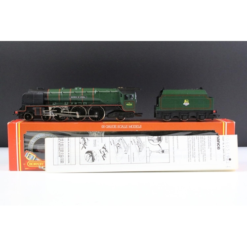 9 - Four boxed Hornby OO gauge locomotives to include R262 BR Coronation Class Duchess of Atholl, R264 B... 