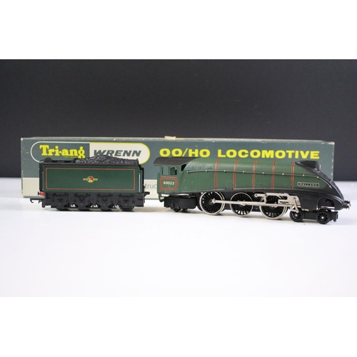 46 - Three boxed Wrenn OO gauge locomotives to include 4-6-2 Mallard, W2217 LNER 9522 0-6-2 and 2-4-0 804... 